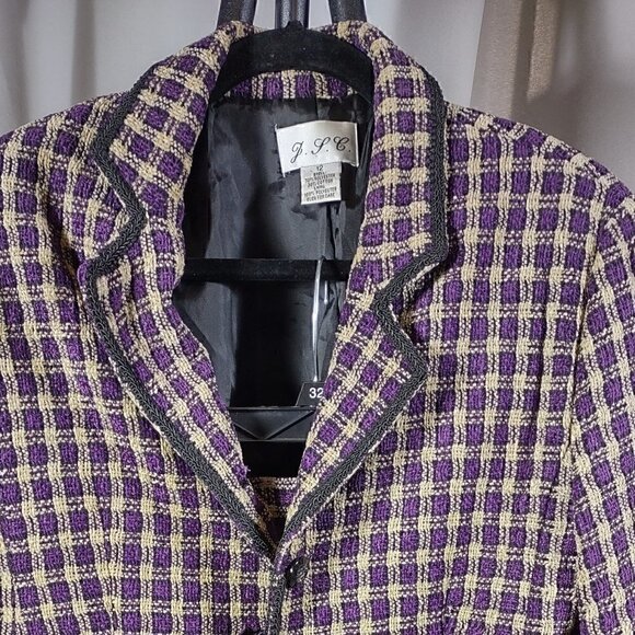J.P.C. Purple/Gold Blazer And Skirt Size 12 - Picture 2 of 13